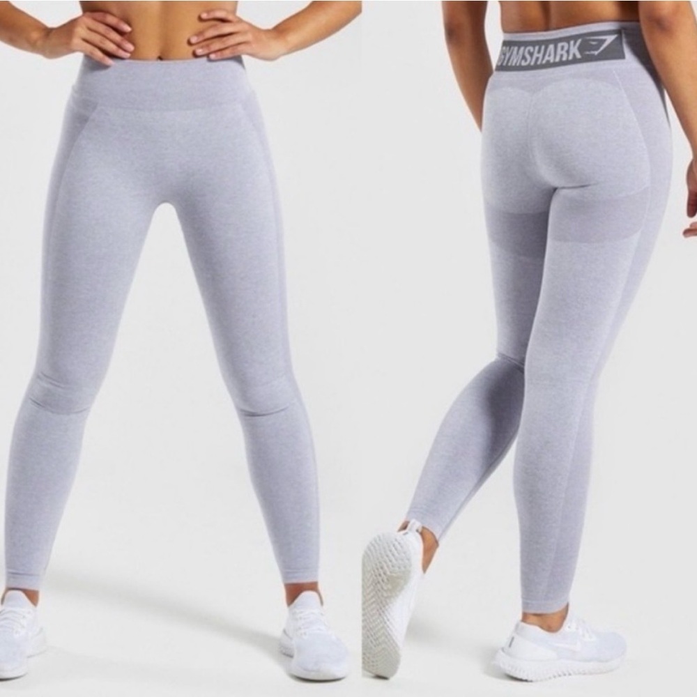 Gymshark Flex High Waisted Leggings Light Gray Size S